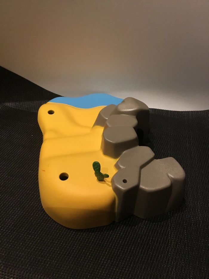 Playmobil 4139 plaque base île des pirates rochers sable eau et mini cactus pièces détachées - photo numéro 4