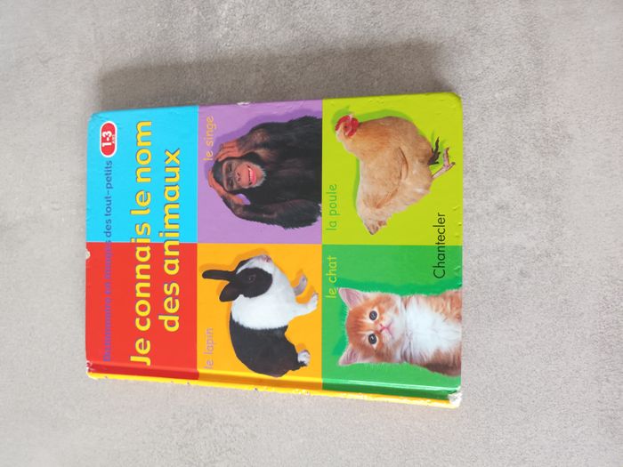 Livre Je connais le nom des animaux