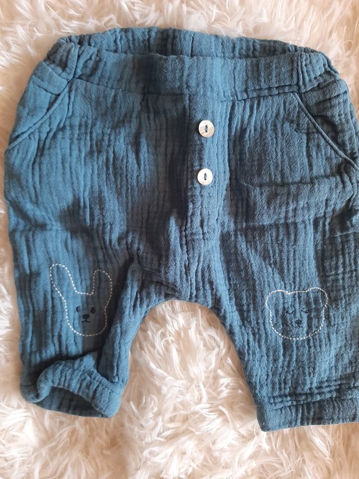 Pantalon gaze de coton Mon premier major - photo numéro 2