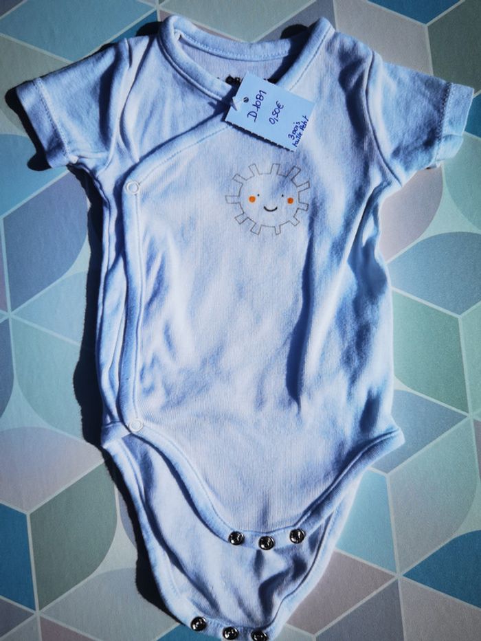 D1081 - body garçon 3 mois - photo numéro 2