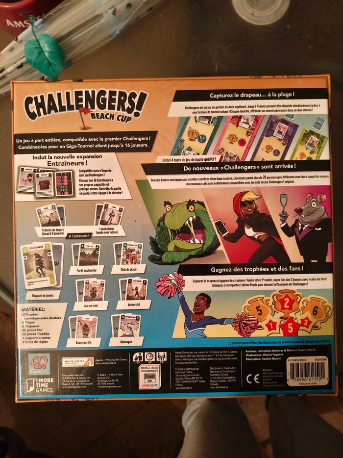 Challengers beach cup jeu de société sous blister - photo numéro 2