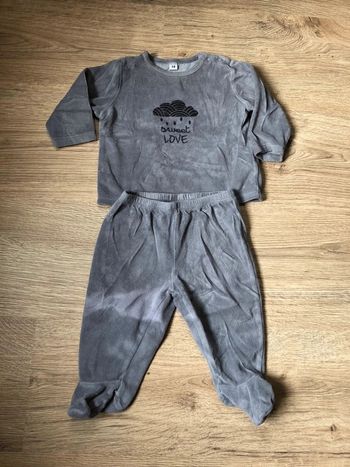 Pyjama gris 6 mois