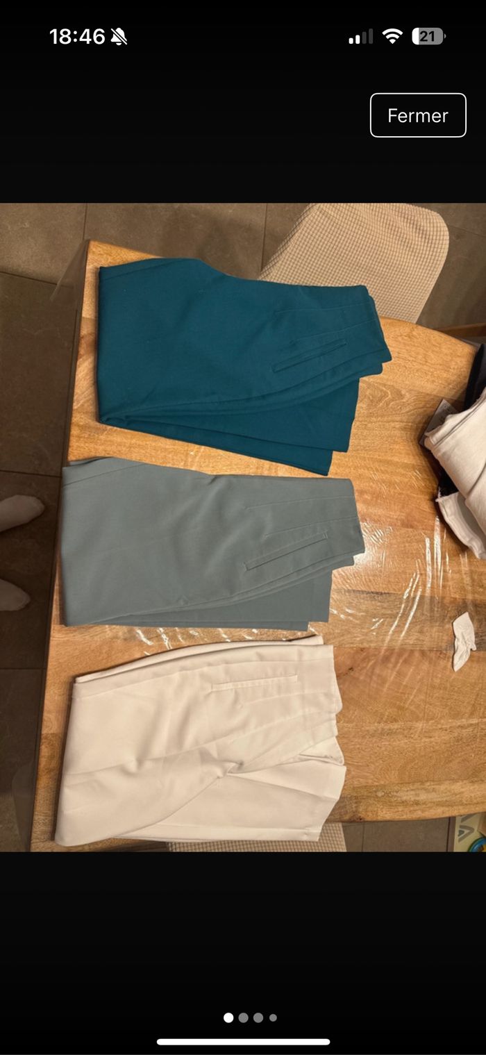 Lots 3 pantalon tailleur Zara