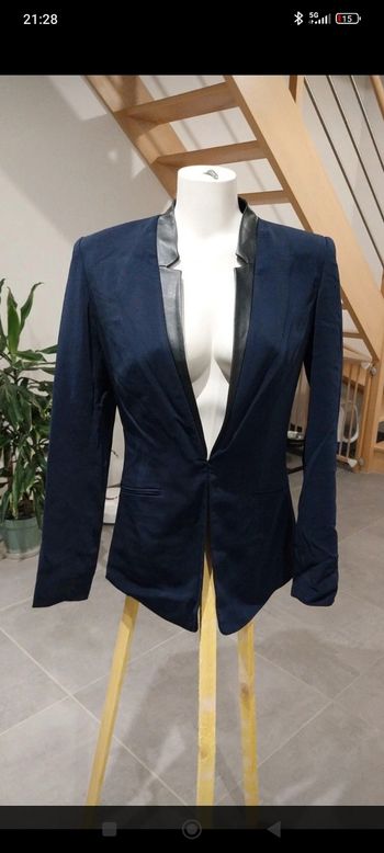 Blazer grain de malice bleu taille 36