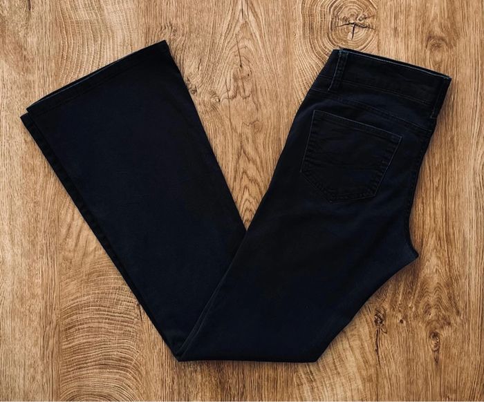 Pantalon évasé (flare) noir Dickies Genuine pour femme, taille W 27 (36 taille française) - photo numéro 3