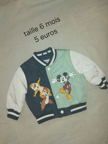 Doudoune Mickey 6 mois