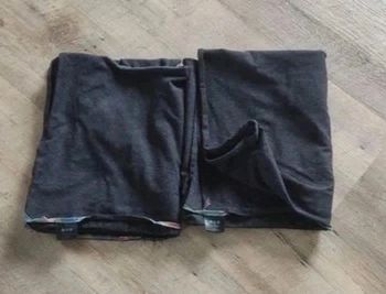 Lot 2 plates rectangle French Terry