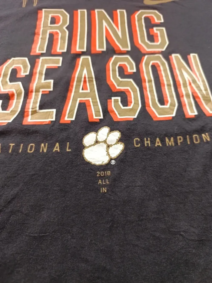 T-shirt clemson tigers college national champions 2018 XXL - photo numéro 3