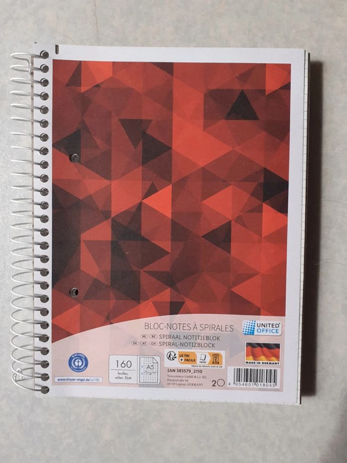 Cahier A5