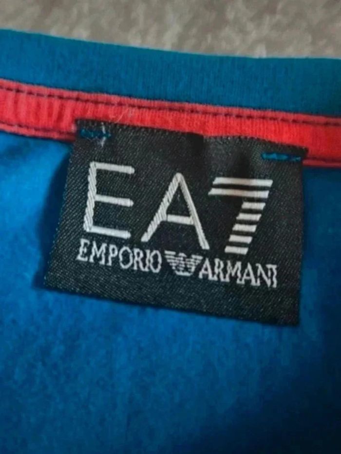 T-shirt bleu - Emporio Armani EA7 - photo numéro 9