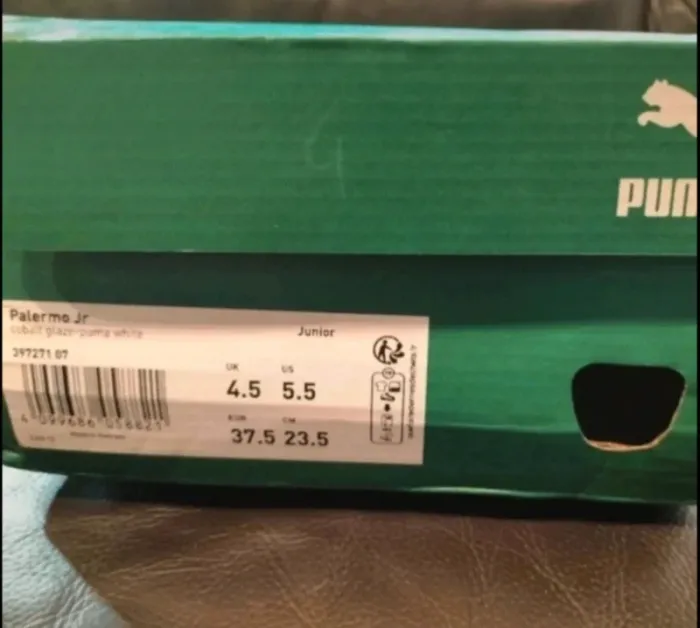 Baskets Puma Palermo neuves couleur bleu électrique - photo numéro 2