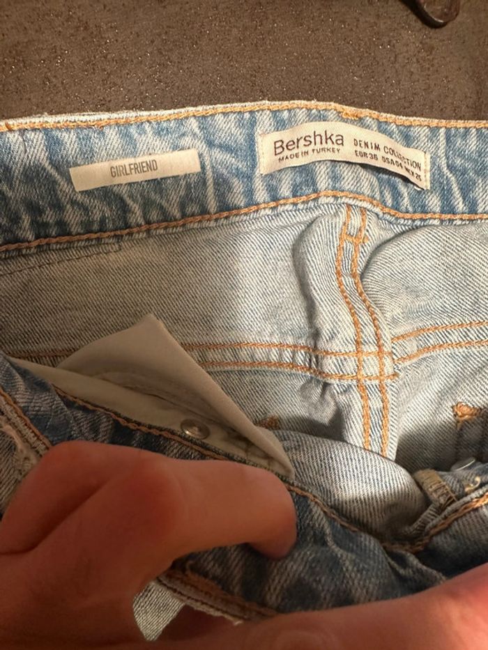 👖 Pantalon “Girlfriend” troué – Bershka – Taille 36 🩵 - photo numéro 4
