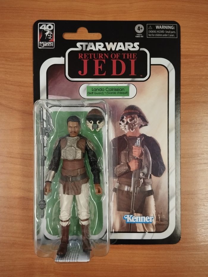 STAR WARS 6 40EME ANNIV. - Lando (Skiff Guard) - Fig. Black Series 15cm - photo numéro 2