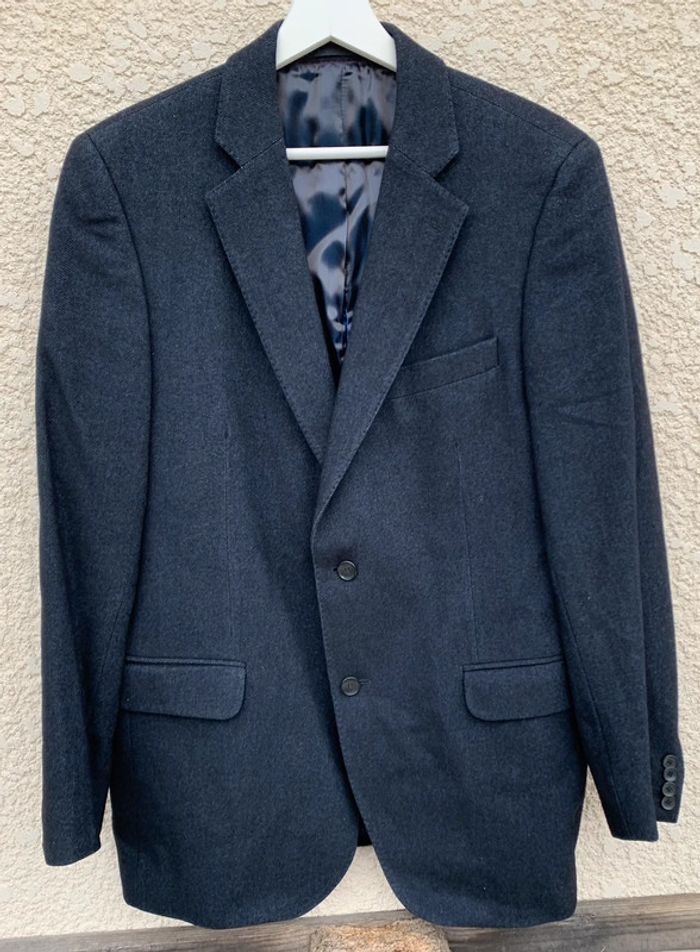 Veste homme bleue en laine Florentino T 42 (244)