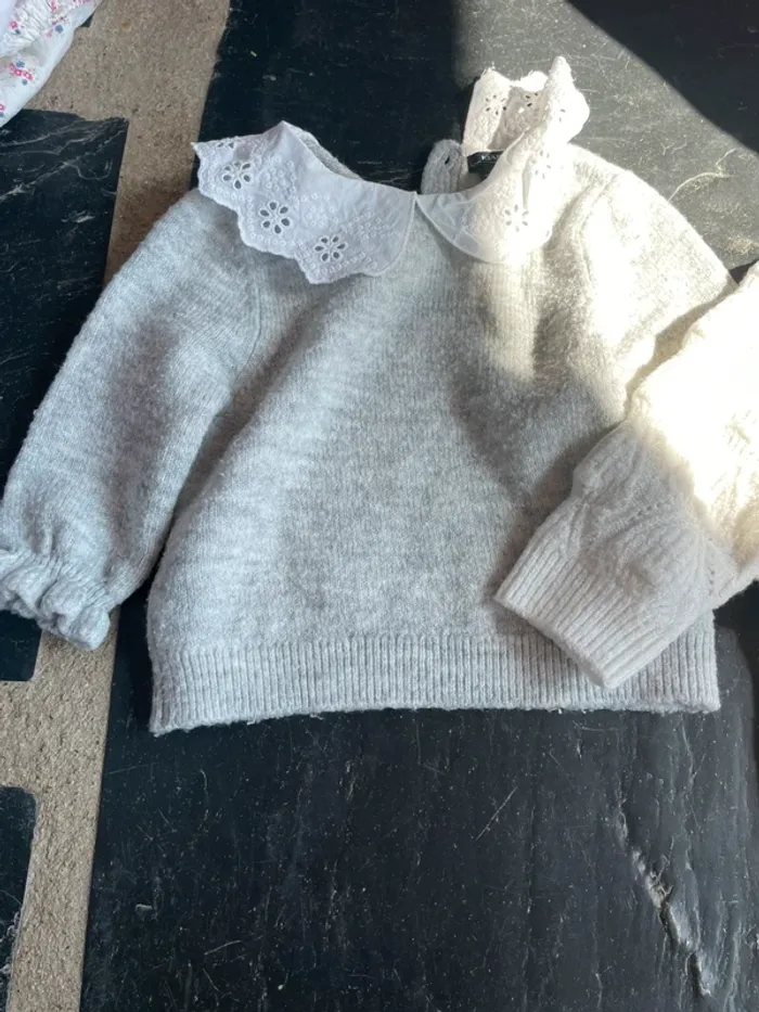 2 pull kiabi taille 6 mois - photo numéro 2