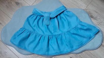 Jupe effet jeans okaidi 8 ans état neuve