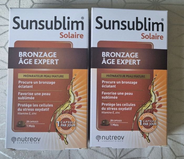 Lot 2 sunsublim bronzage âge expert