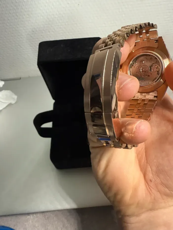 Montre Seiko Mod Or rose chocolat 36mm - photo numéro 7