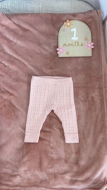 Pantalon Legging côtelé bébé fille Gémo Taille 1 mois