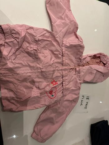 Veste imperméable fille