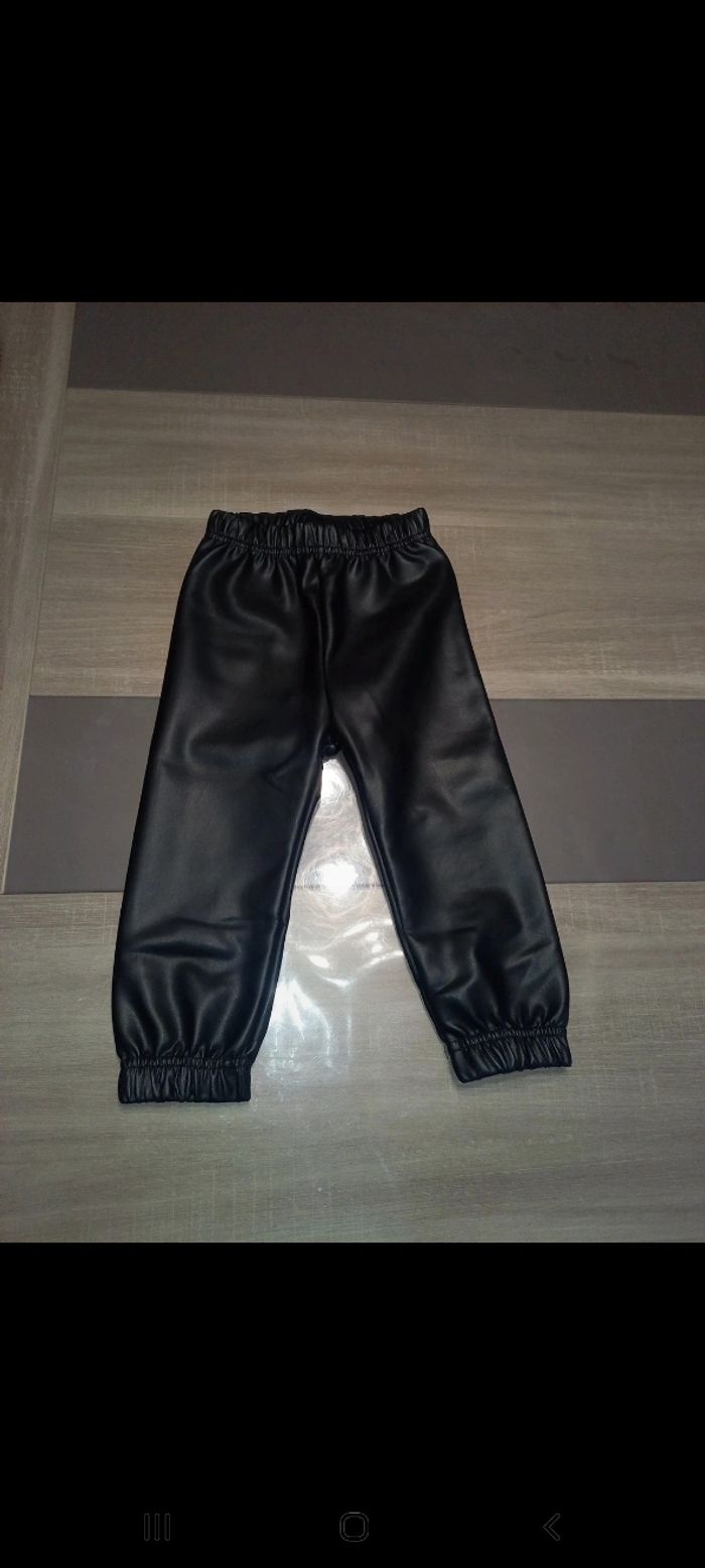 Cargo simili cuir 4ans fille