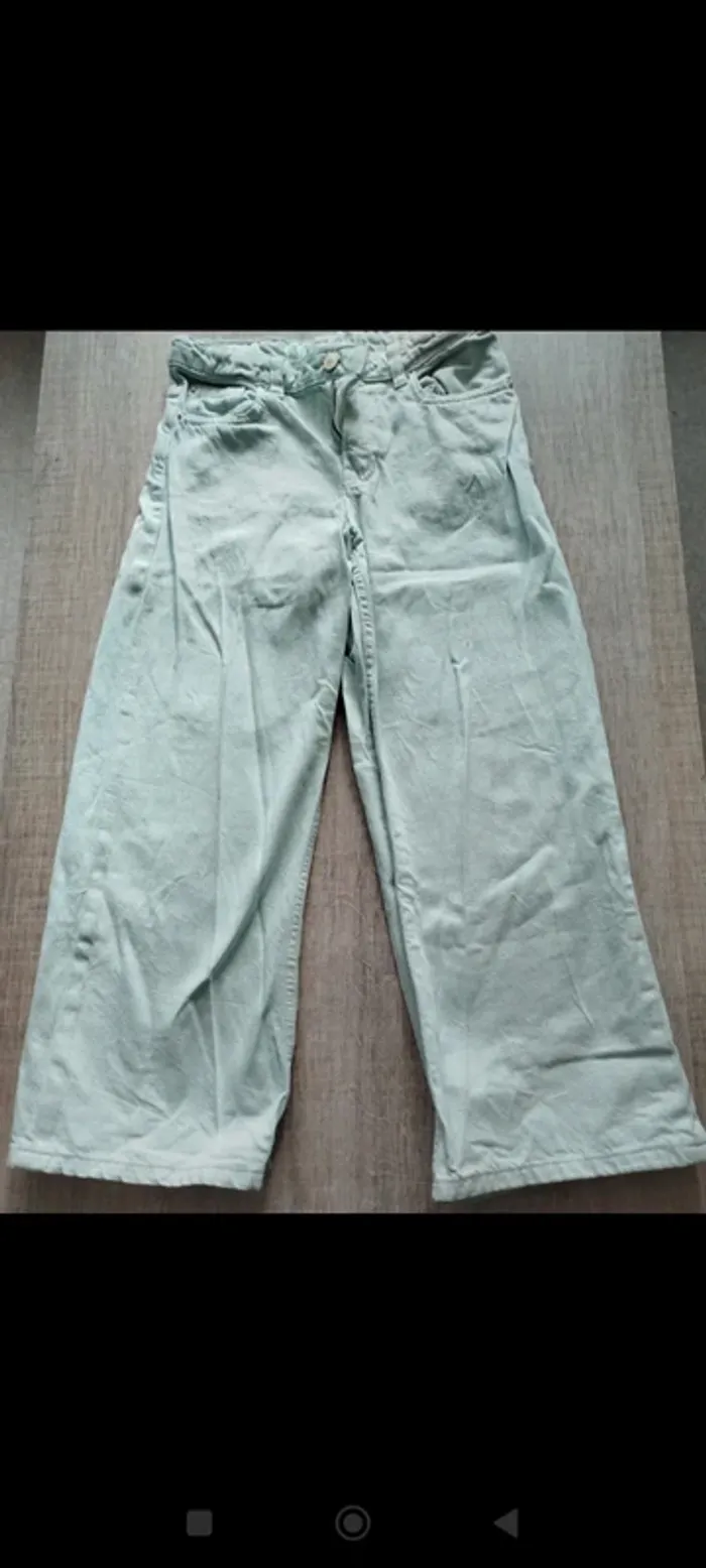 Jean mango wide leg 12 ans