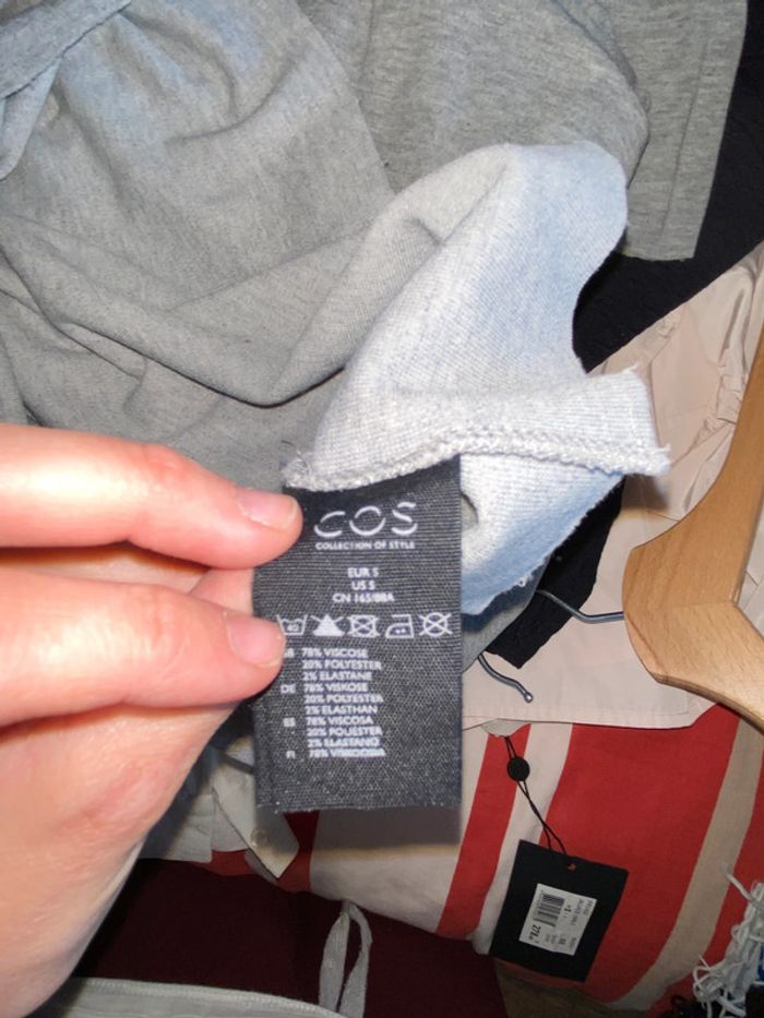 robe en tshirt Cos grise taille S - photo numéro 3