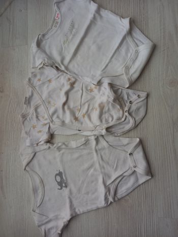 Lot de 3 bodies mixte 9 mois