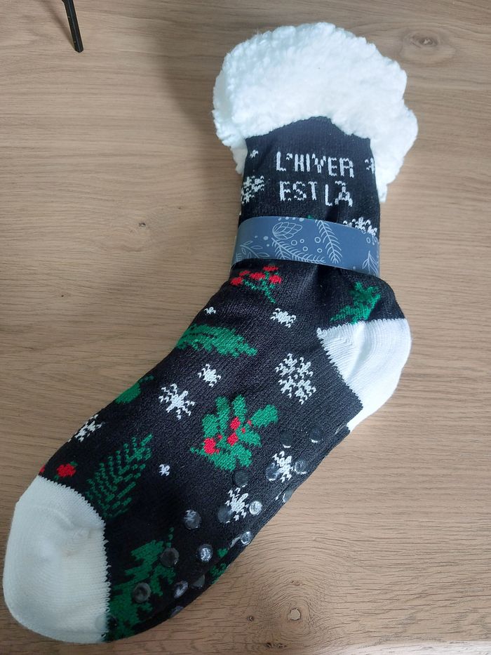 Chaussette moumoute antidérapante