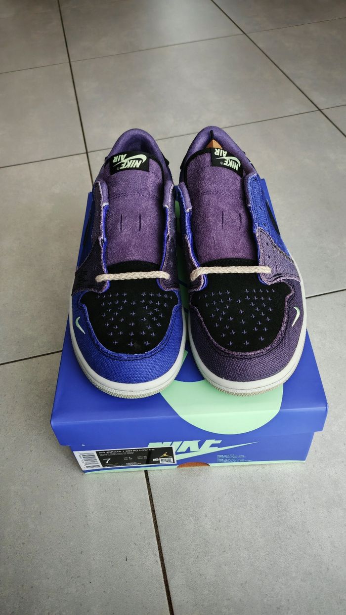 Jordan 1 low og x Zion Williamson Voodoo alternate - photo numéro 2