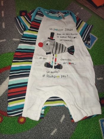 pyjama manches courtes et short bébé
