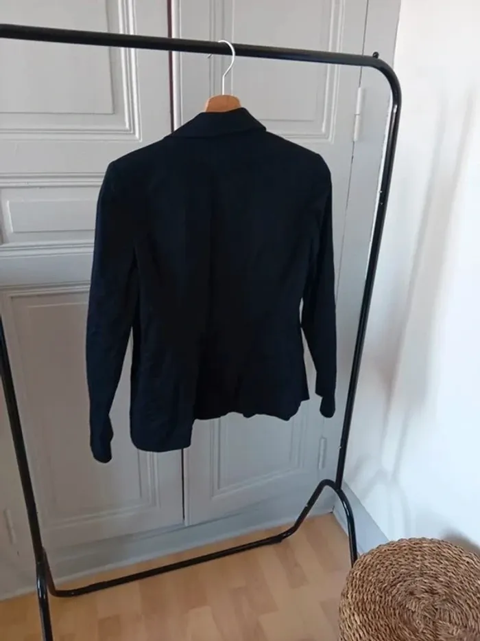 Veste cintrée bleu marine - Nafnaf - 40 - photo numéro 6