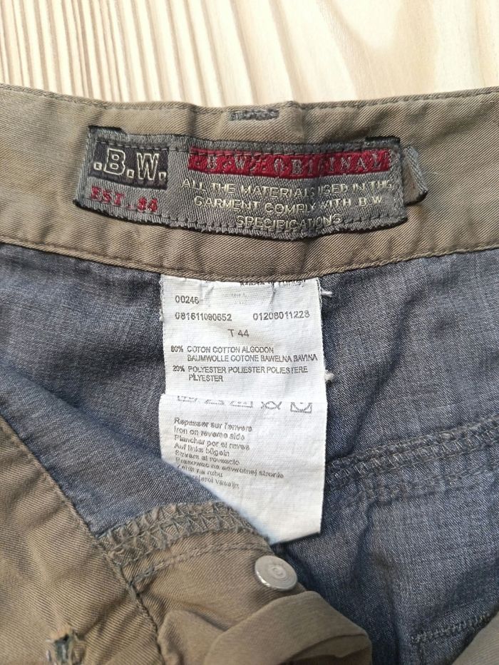 Pantalon B-W – Taille 44 – Coupe droite – kaki - photo numéro 3