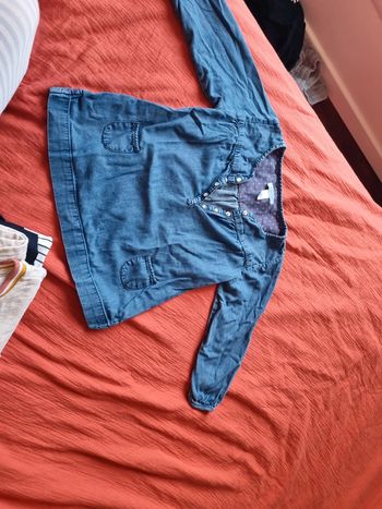 Robe manches longues obaibi assez fine 23 mois très bon état
