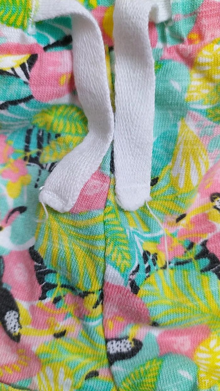 Short vers été 6 mois toucan fleurs - photo numéro 5