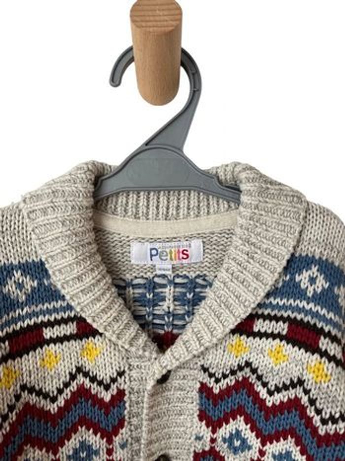 Gilet jacquard -La compagnie des petits 24 mois - photo numéro 2