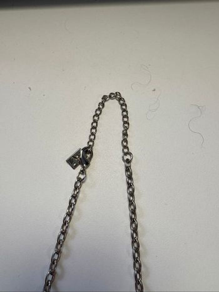Collier à formes géométriques rouge, noir et marron - photo numéro 3