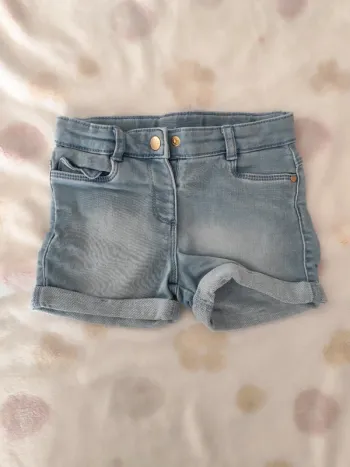 Short en jeans