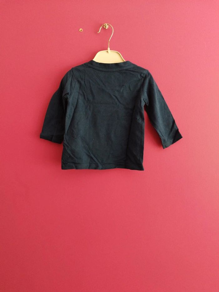 Tee-shirt manches longues garçon mickey Disney taille 6/9 mois b7 - photo numéro 5