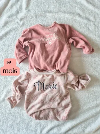 Lot 2 pyjamas disney-kiabi 12 mois