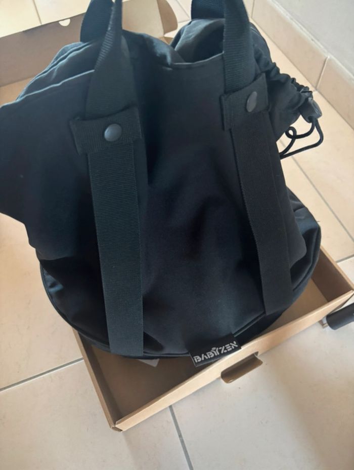 Sac noir babyzen pour yoyo avec roulette - photo numéro 5