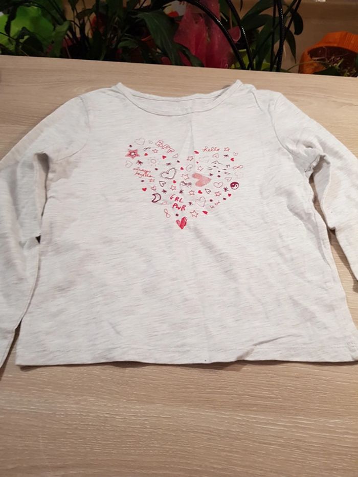 Tee-shirt manches longues fille In Extenso **