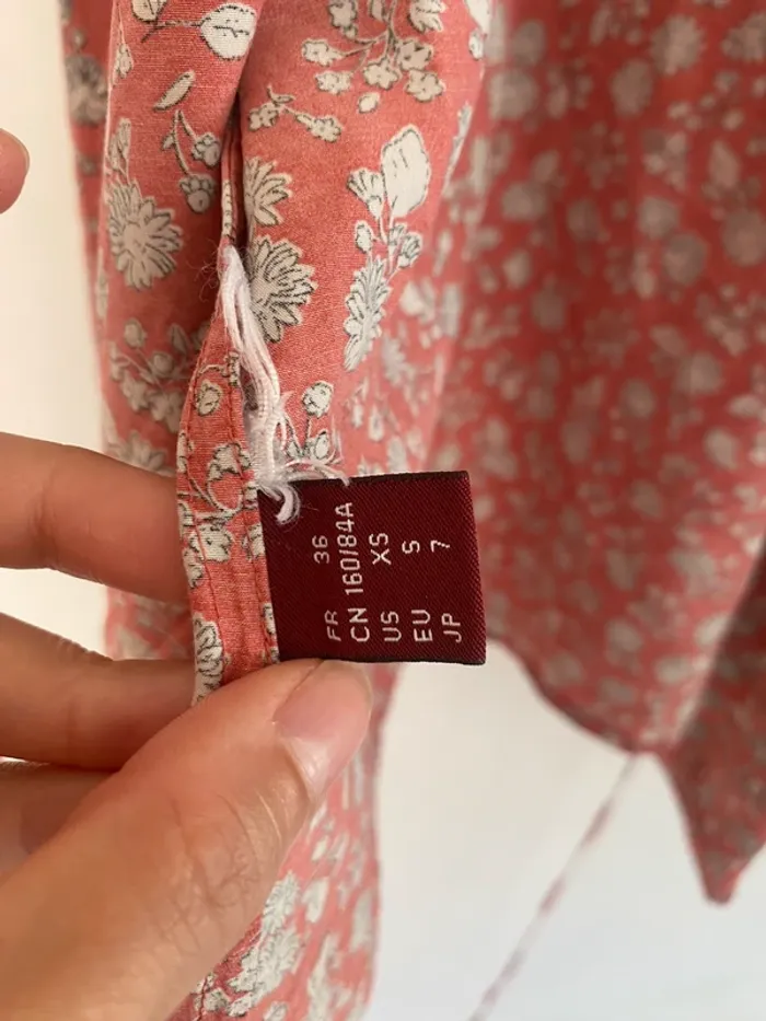 Robe cache coeur comptoir des cotonniers fleurie en 36 - photo numéro 13
