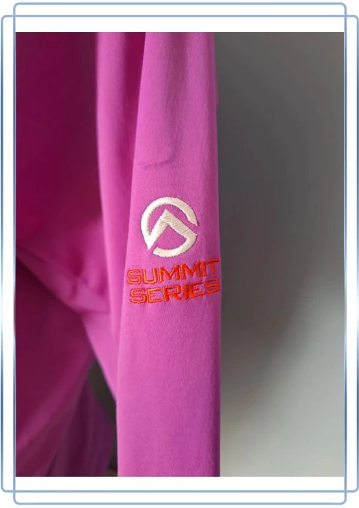 Veste full zip the north face femme violette taille Xl- summit series windstopper - photo numéro 7