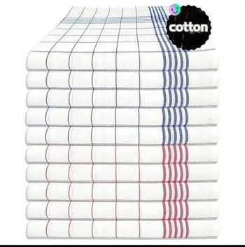 Lot 12 torchons 100% coton neuf