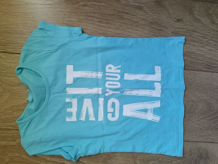 T-shirt manches courtes turquoise Decathlon - 5 ans
