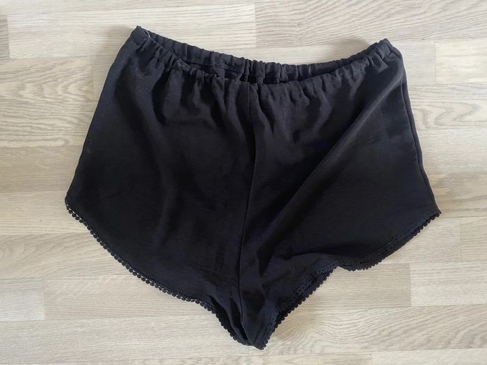 Short de maternité noir coton - photo numéro 2