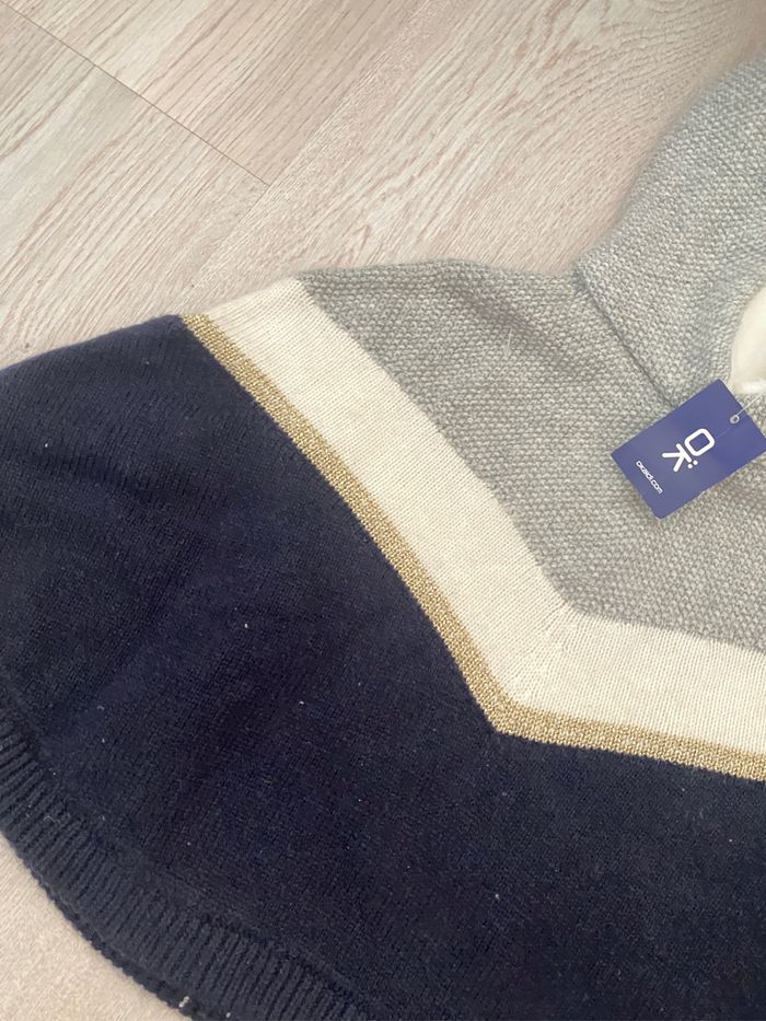 Cape poncho manteau Okaidi 3 4 ans Neuve - photo numéro 2