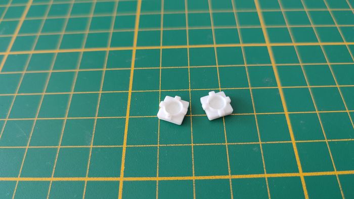 Cache x2 caoutchouc blanc pièce détachée console de jeux Sony Playstation 2 Ps2 SCPH-77004 #D43