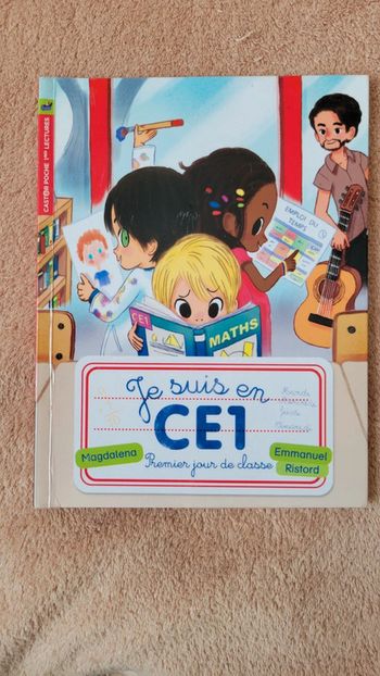 Livre Je suis en CE1, Premier jour de classe, premières lectures, dès 7 ans.